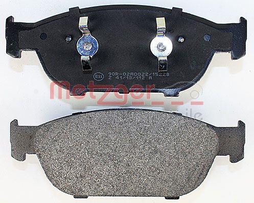Jeu de 4 plaquettes de frein METZGER ref. 1170657